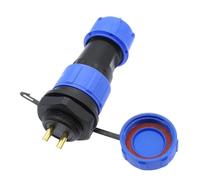 QASULER Connettore impermeabile Sp2110 Sp2112 con dado posteriore Sp21 2 pin 3 pin 4 pin 5 pin 7 pin 9 pin 12 pin Ip68 connettori spina e presa connettore elettrico esterno(3 Pin)