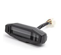 QASULER Contachilometri digitale LCD universale for motociclette da 12000 giri/min, for MINI, contachilometri russo KR200 Unità indicatore tachimetro moto(Only speedometer)