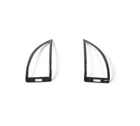QASULER Copertura decorativa for presa d'aria condizionata AC in fibra di carbonio, for NISSAN, Patrol 2017 2018 2019 2020 Accessori Decorazione per bocchette di aerazione dell'auto(Black Titanium)