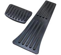 QASULER Copertura del pedale freno dell'acceleratore carburante for auto, for Hyundai, Sonata LF DN8 2015-2022 Accessori in alluminio Set di copri pedali per auto(BLACK Black)