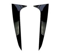 QASULER Copertura for alettone laterale spoiler lunotto posteriore for auto, for BMW, X4 G02 2019 2020 2021 2022 Spoiler posteriori in ABS nero lucido Spoiler per lunotto posteriore
