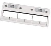 QASULER Copertura spazzola principale, for DEEBOT, modelli inclusi, for X1 TURBO e facile installazione con design fibbia (bianco) Copertura della spazzola principale