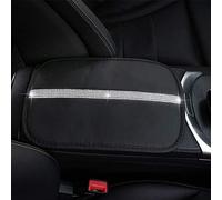 QASULER Copri cambio auto con strass e cristalli, supporto for la vita, cuscino for il collo, coprivolante, set di accessori for auto con diamanti e cristalli