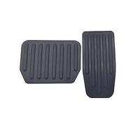 QASULER Copri pedali auto, for Tesla, for modello, 3 Y 2021 2022 Accessori in lega di alluminio Acceleratore Freno Pedale Copertura pedale Protezione per pedali auto(2PCS-BLACK-M3 MY)