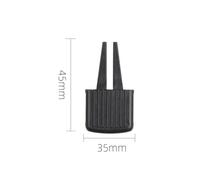 QASULER Cruscotto Air Vent Auto Aria Condizionata Anteriore AC Griglia di Sfiato Clip Slider, for VW, for Touran, 2005-2015 1TD819703A Clip per bocchette di ventilazione dell'auto
