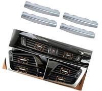 QASULER Cruscotto Presa aria Auto Aria condizionata anteriore Griglia ventilazione AC Linguetta Clip for BMW X5 X6 F15 F16 X5M X6M 2014-2018 Clip per bocchetta di ventilazione(BLACK Rear right)