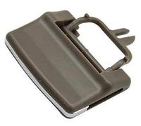 QASULER Cursore for clip con linguetta di uscita aria condizionata CA anteriore posteriore, for Mercedes, for Benz, W164 X164 ML GL 300 350 450 500 Clip per bocchetta di ventilazione(Front Brown)