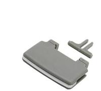 QASULER Cursore for clip con linguetta di uscita aria condizionata CA anteriore posteriore, for Mercedes, for Benz, W164 X164 ML GL 300 350 450 500 Clip per bocchetta di ventilazione(Rear Light Gray)