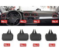 QASULER Cursore for clip for griglia di ventilazione CA anteriore for presa d'aria for cruscotto, for VW, 2017-2021 Clip per bocchette di ventilazione dell'auto(BLACK NO.2)