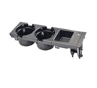 QASULER Doppio foro Car Styling Console centrale anteriore Scatola portamonete + portabicchieri, for BMW, Serie E46 1999-2006 51168217953 Portabicchieri nella console centrale(Carbon Fiber 1 Set)