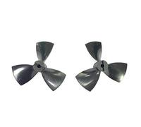 QASULER Elica a Tre Pale in Nylon da 80 mm Adatta al Robot subacqueo con propulsore subacqueo for Barche RC Elica per Motore di Barca