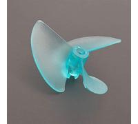 QASULER Elica Blu in Nylon Rc a 3 Pale Eliche ad Alta Resistenza da 4,76 mm Albero da 4,76 mm Azionamento for Cani Barca da rc Elica per Motore di Barca(D52mm)
