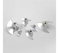 QASULER Elica CNC for Barca a Reazione Rc 15mm / 26mm / 40mm 2 Pale Prop Vite in Lega di Alluminio Barca con Esca di Spinta dell'Acqua Elica per Motore di Barca(D15mm ID2mm)