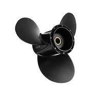 QASULER Elica fuoribordo 10 X 13'', for Evinrude, for Johnson 15-35HP 778863/175191 Marina in Lega di Alluminio 14 Denti scanalati Elica per Barche