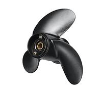 QASULER Elica fuoribordo for Barche 8,5x9, for Tohatsu, for Nissan- 8-9,8HP 3B2W64517-1 Eliche Marine in Lega di Alluminio con 12 Denti scanalati Elica per Motore di Barca