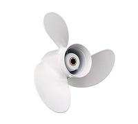 QASULER Elica fuoribordo for Barche in Lega di Alluminio 8 1/2 X 8 1/2, for, eliche Marine 6-8HP 6G1-45941-00-EL 3 Pale 7 Denti scanalati Elica per Motore di Barca