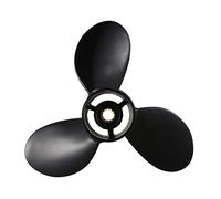 QASULER Elica fuoribordo for Barche Nera 8.9 * 8.5, for Motore for Barche Tohatsu 2 Tempi 9.8HP in Lega di Alluminio 3B2-64517-0 Elica per Motore di Barca