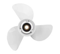 QASULER Elica fuoribordo Marina 13 1/4 X 17-K Aggiornamento in Alluminio 6E5-45945-01-EL, for, Motori 60HP-115HP Elica per Barche