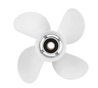 QASULER Elica fuoribordo Marina 4 Pale 10 3/8x13in RH in Lega di Alluminio, for, Motore 25-60HP Elica a 4 Pale Nuovo Elica per Motore di Barca