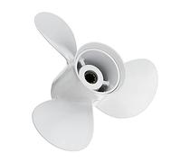 QASULER Elica fuoribordo Marina 9 7/8 X 14, for, 20-30HP 664-45952-00-EL Accessorio a 3 Pale in Lega di Alluminio Elica per Barche