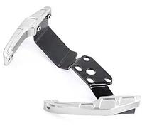 QASULER for CFMOTO, 400NK NK400 650nk Nk650 Corrimano di coda for moto CNC Bracciolo posteriore Racer Maniglia for mensola Accessori for pinna caudale Maniglione di sostegno per motocicletta(BLACK L)