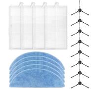 QASULER For Ecovacs Y1 Pro Set completo di filtri e panni di ricambio con spazzola laterale Kit di sostituzione del vuoto