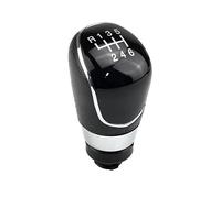 QASULER , for Ford, for Focus, 2, for Mondeo, MK2 2004 2005 2007 2008 2009 2010 2011 Car Styling Pomello del cambio Cuffia leva cambio Copertura custodia Pomello del cambio per auto(Black 6 Speed B)