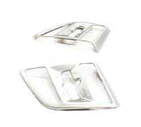 QASULER for Hyundai, for Tucson 2019 2020 ABS Volante Pannello di Copertura Trim Protezione del Decorazione Accessori Auto Adesivo decorativo per volante(BLACK ABS Matte 2)