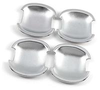 QASULER , for Kia, Sportage MK3 SL 2011 2012 2013 2014 2015 Nuova copertura for maniglia cromata for portiera in fibra di carbonio rivestimento della maniglia esterna della porta(Silver Bowl)