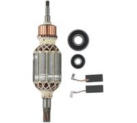 QASULER, for kit rotore, 513633-7, for rotore, con cuscinetti e spazzole, for parti rotore accessori spazzole di carbone, for modello di montaggio HR40 10 HR40 01 HR40 11 C Rotore dell'indotto