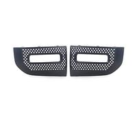 QASULER For Land Rover, for Defender 2020 2021 2022 Auto Nero Copertura Della Lampada Nebbia Telaio Del Faro Luci di Coperture Luce Griglia Lunetta Griglia fendinebbia per auto(Left and Right)