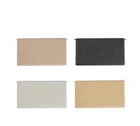 QASULER for Mercedes-Benz, Classe C W203 Parasole Coprispecchietto Specchietto for il trucco interno cosmetico Nero Beige Grigio Specchio cosmetico per visiera parasole(Model A Beige)