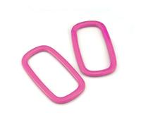 QASULER For MINI, accessori Cooper, for Countryman F60, for F60, for adesivo for copertura uscita aria cruscotto auto Cooper F60 Decorazione per bocchette di aerazione dell'auto(Pink)