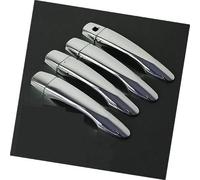 QASULER , for NISSAN, for X-TRAIL, T32 MK3 2014-2020 X Trail, for Xtrail, copertura maniglia portiera auto cromata lucida rivestimento della maniglia esterna della porta(Silver No Button)