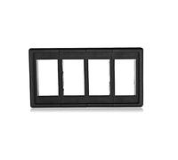 QASULER For pannello interruttore a bilanciere for barca, auto, di supporto, assemblaggio, alloggiamento a for, impermeabile, nero Pannello interruttori marini(Green)