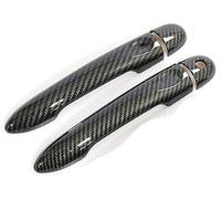 QASULER, for Renault, Clio IV Clio 4 Lutecia 2012 2013 2014 2015 2016 2017 2018 2019 Accessori for la copertura della maniglia della portiera dell'auto in fibra di carbonio copri maniglia portiera au