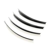 QASULER For Tesla, modello Y 2021-2023, sopracciglio ruota auto, parafango anteriore posteriore, parafango, paraspruzzi, anticollisione, anti-sabbia, modifica Parafanghi allargati(Matte Black)