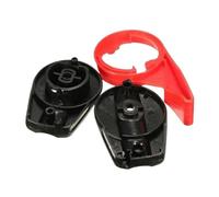 QASULER For utensili a olio universali, maniglia di spinta rossa+nera Kit leva tosaerba da giardino Interruttore di comando acceleratore Interruttore della maniglia dell'acceleratore