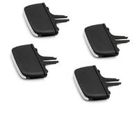 QASULER For VOLVO, XC90 V90 S90 Auto Aria Condizionata Vent Clip di Riparazione Kit Anteriore Posteriore AC Griglia Sfiato Uscita Tab Cursore Clip per bocchetta di ventilazione(BLACK Rear right)