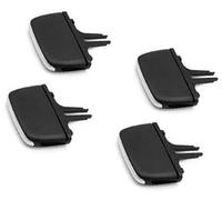 QASULER For VOLVO, XC90 V90 S90 Auto Aria Condizionata Vent Clip di Riparazione Kit Anteriore Posteriore AC Griglia Sfiato Uscita Tab Cursore Clip per bocchetta di ventilazione(BLACK Rear right)