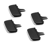 QASULER For VOLVO, XC90 V90 S90 Auto Aria Condizionata Vent Clip di Riparazione Kit Anteriore Posteriore AC Griglia Sfiato Uscita Tab Cursore Clip per bocchetta di ventilazione(BLACK Rear right)
