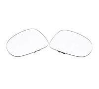 QASULER for VW, for Golf,/R32/GTI/Rabbit 2006 2007 Auto specchietto retrovisore riscaldato Porta laterale in vetro Vetro di ricambio per specchietto laterale auto(BLACK Onecolor)