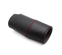 QASULER For VW, for POLO, 2011 2012 2013 2014 2015 2016 Hatchback/Berlina Auto Porta Bracciolo Maniglia Pannello In Pelle Microfibra copertura Trim Decor Rivestimento portiera auto(Black with Red line