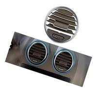QASULER For, W164 M 164 ML GL Classe 300 350 400 450 2005-2012 Cruscotto Centrale Sinistra Destra A/C Griglia di Sfiato Aria Pannello di Uscita Bocchetta di ventilazione per auto(Brown Central 1pc)