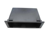 QASULER Fornitura di un box portaoggetti for autoradio 1din, for, organizer for cruscotto interno, DIN singolo for la sostituzione Cornice per pannello autoradio