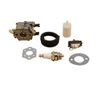QASULER Guarnizione carburatore Kit Interruttore di Arresto Tubo Flessibile Carburante Pezzi Ricambio for Motosega a Benzina, for Husqvarna, 55 50 51, for Walbro, WT-170 503281504 Kit carburatore