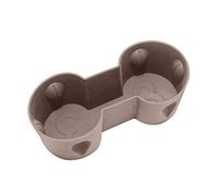 QASULER Inserto portabicchieri in morbida gomma siliconica, for Tesla, modello 3 Accessori for auto multifunzionali pratici e convenienti Portabicchieri nella console centrale(Grey)