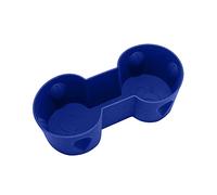 QASULER Inserto portabicchieri in morbida gomma siliconica, for Tesla, modello 3 Accessori for auto multifunzionali pratici e convenienti Portabicchieri nella console centrale(Blue)