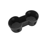 QASULER Inserto portabicchieri in morbida gomma siliconica, for Tesla, modello 3 Accessori for auto multifunzionali pratici e convenienti Portabicchieri nella console centrale(Schwarz)
