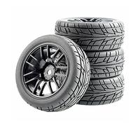QASULER Inserto ruota Grip Tires in spugna, for HSP, for HPI, 1/10 1:10 Touring Car RC 9062-6095 Pneumatici per auto RC(9062B-6095)